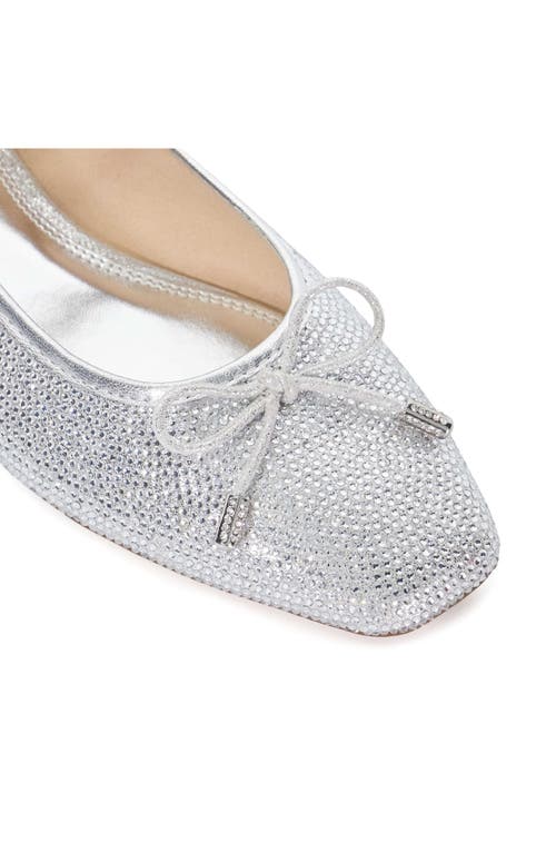 Shop Dune London Holly Mary Jane Flat In Silver