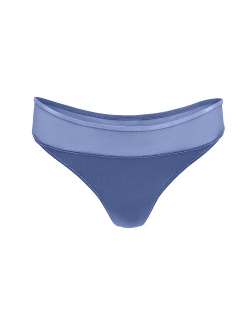 Shop Adore Me Fallon Thong Panties In Dark Blue