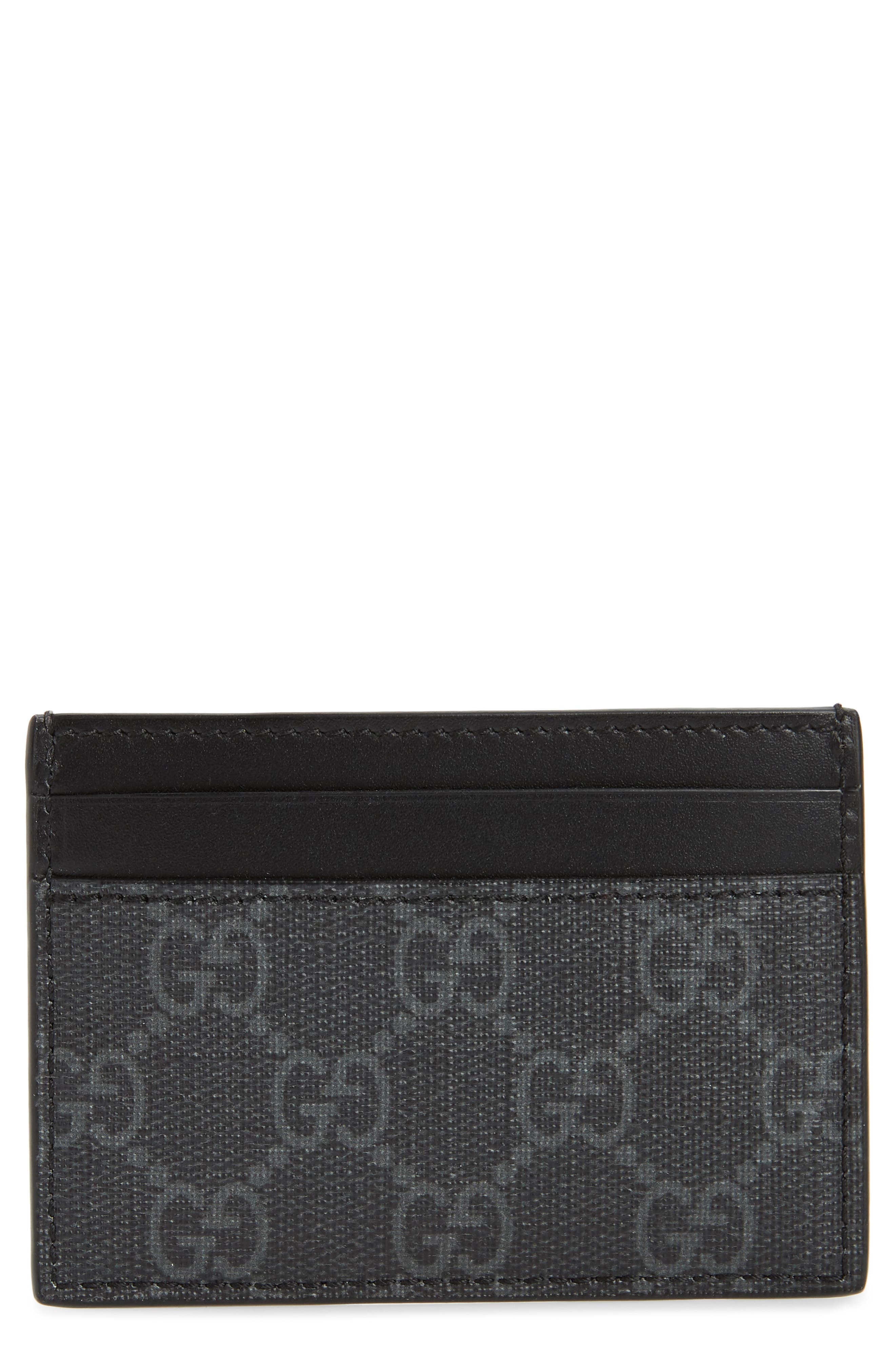 gucci kingsnake card holder black