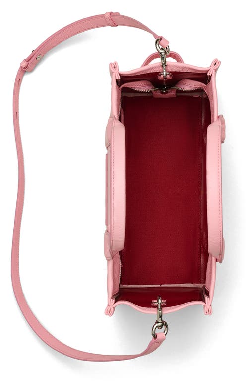 Marc Jacobs The Leather Medium Tote Bag In Ribbon Pink