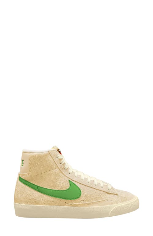 Nike Blazer Mid '77 Vintage Sneaker In Muslin/coconut/green