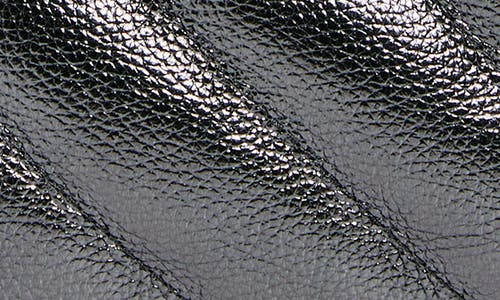 Kurt Geiger London Metallic Leather Soho Shoulder Bag In Silver