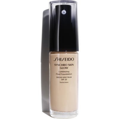 Shiseido Synchro Skin Glow Luminizing Fluid Foundation Broad Spectrum Spf 20 - N2