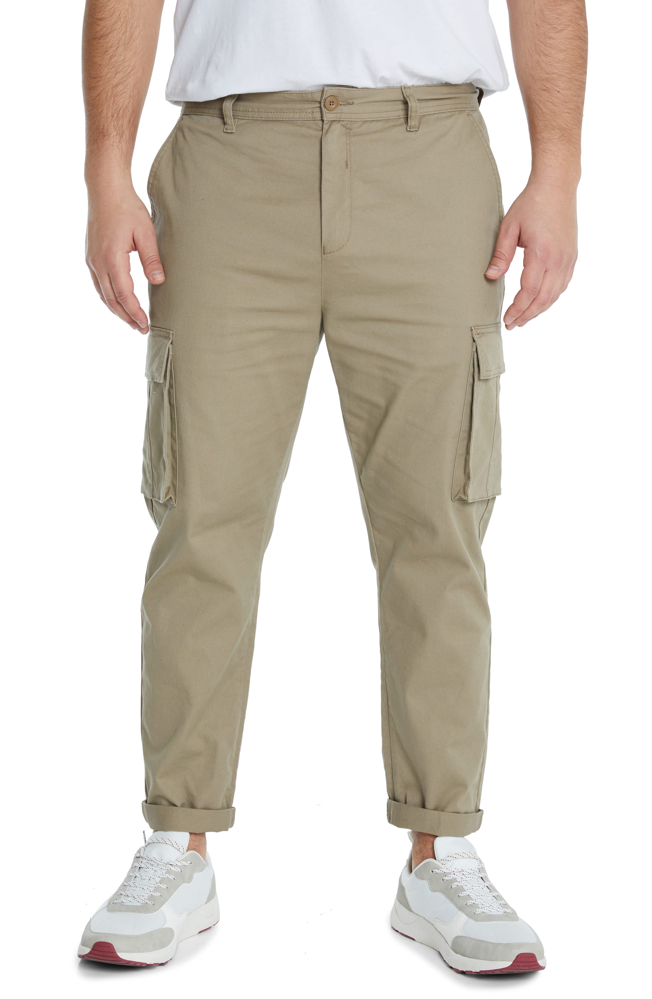 Johnny Bigg Callen Tapered Stretch Cotton Cargo Pants