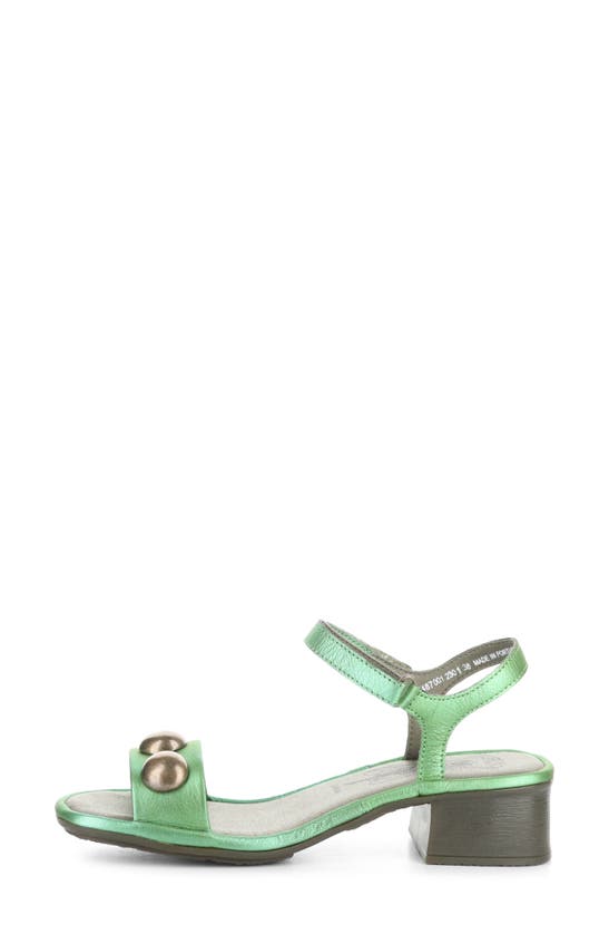 Fly London Exie Ankle Strap Sandal In Green Idra