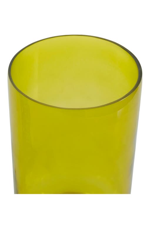 Vivian Lune Home Set Of 2 Glass Vases In Green