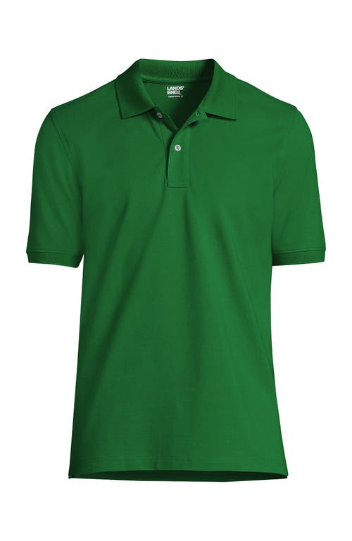 Shop Lands' End Short Sleeve Comfort-first Mesh Polo Shirt In Court Green