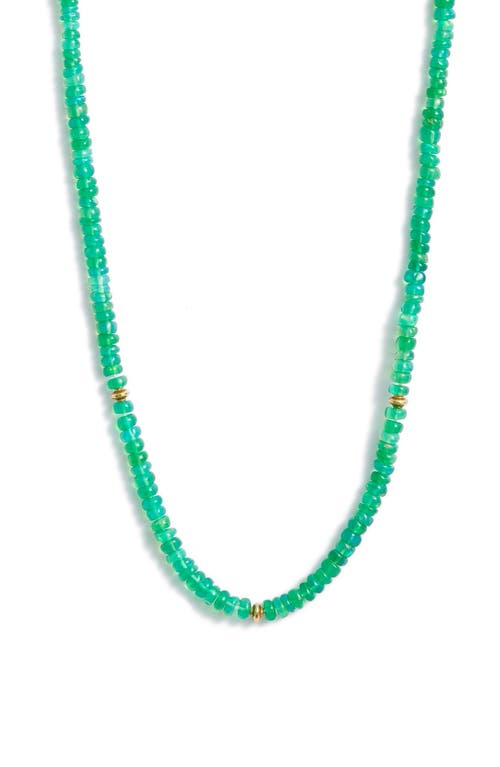 Anzie Boheme Opal Beaded Necklace in Green Opal at Nordstrom, Size 15