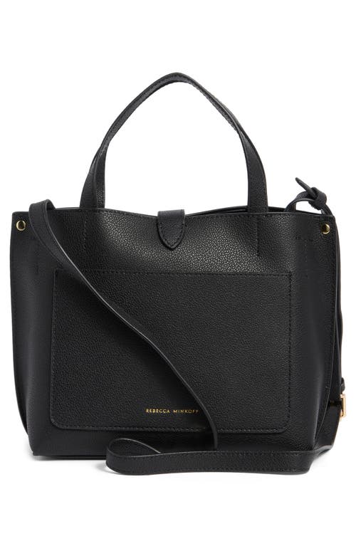 Rebecca Minkoff Megan Mini Tote Crossbody Bag In Black