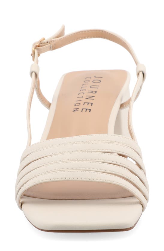 JOURNEE COLLECTION JOURNEE COLLECTION SHAYANA BLOCK HEEL SLINGBACK SANDAL