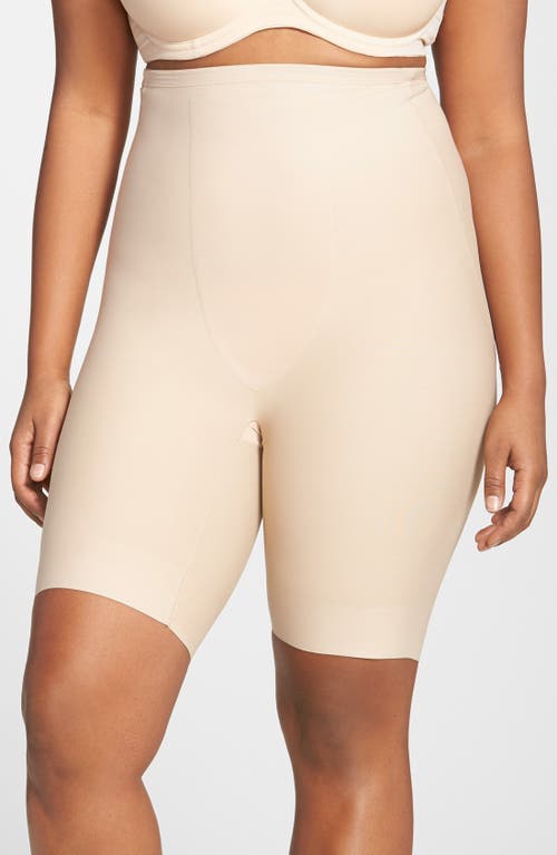 Shaping High Waist Thigh Slimmer in Nude