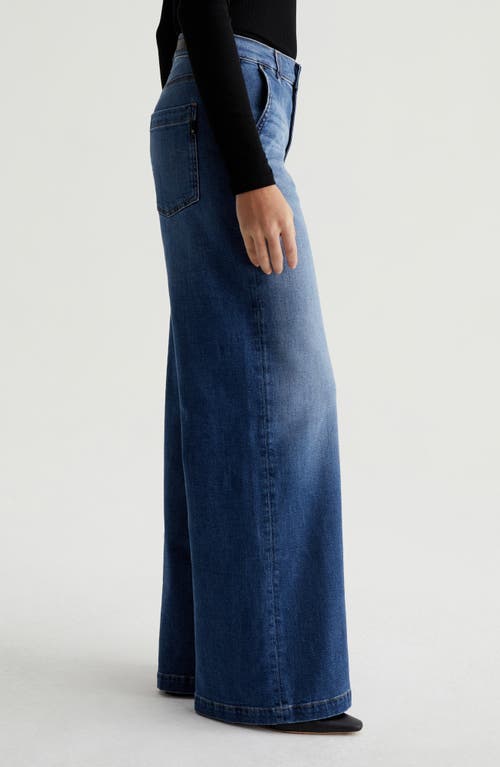 Shop Ag Stella Low Slung Palazzo Jeans In Delphi