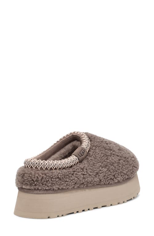 Shop Ugg(r) Tazz Maxi Curly Genuine Shearling Platform Slipper In Smoke Plume