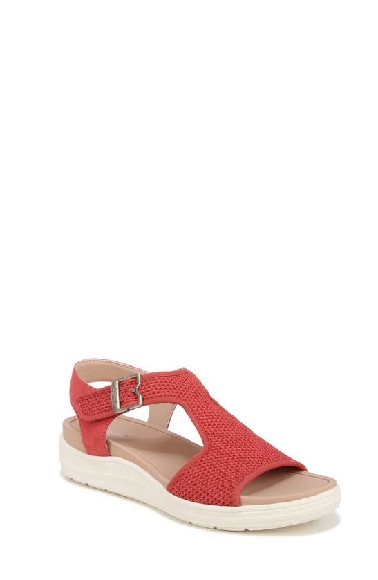 Dr. Scholl's Time Off Sun Sandal In Red