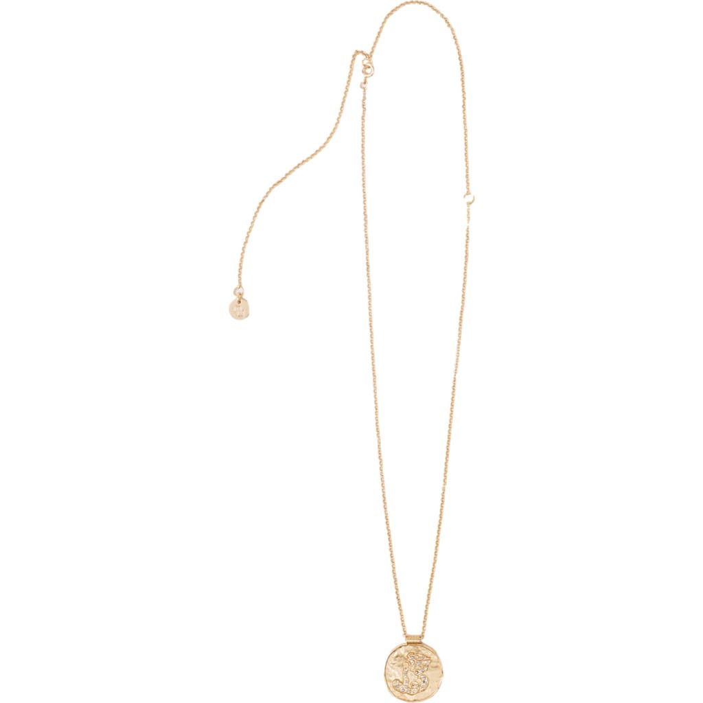 Maje Zodiac Medal In Aquarius