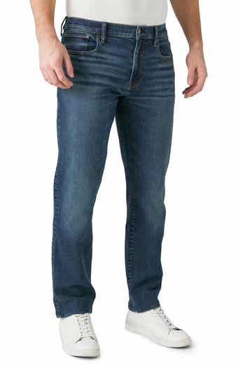 Lucky Brand Men's 411 Athletic Taper Coolmax Stretch Jean, Hula Hoop, 32 :  : Fashion