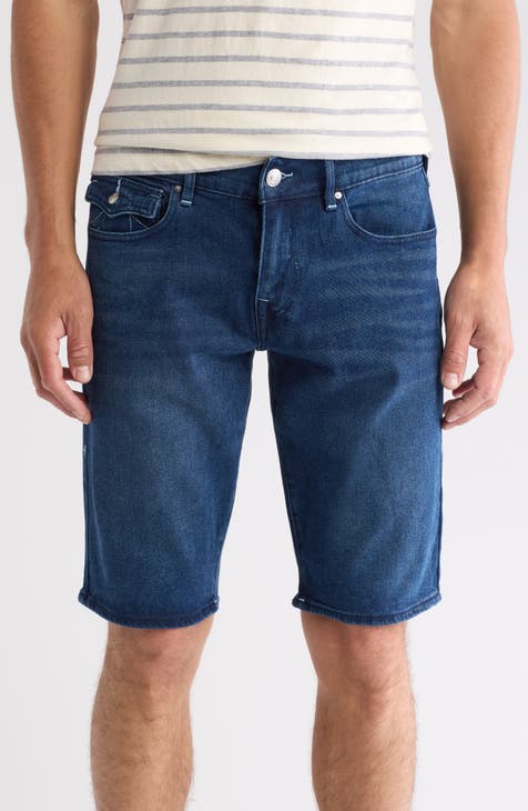 Ricky Flap Pocket Denim Shorts (Dark Lagoon)