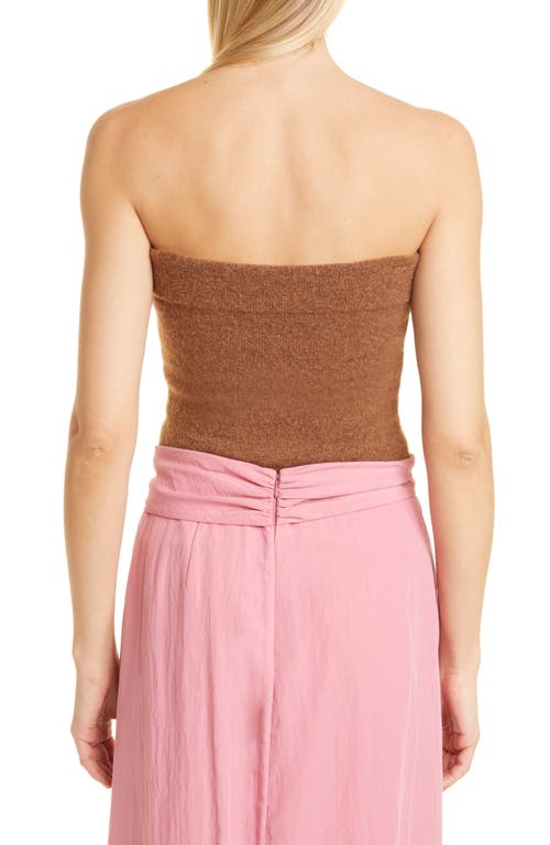 Shop Vince Strapless Top In Tobacco