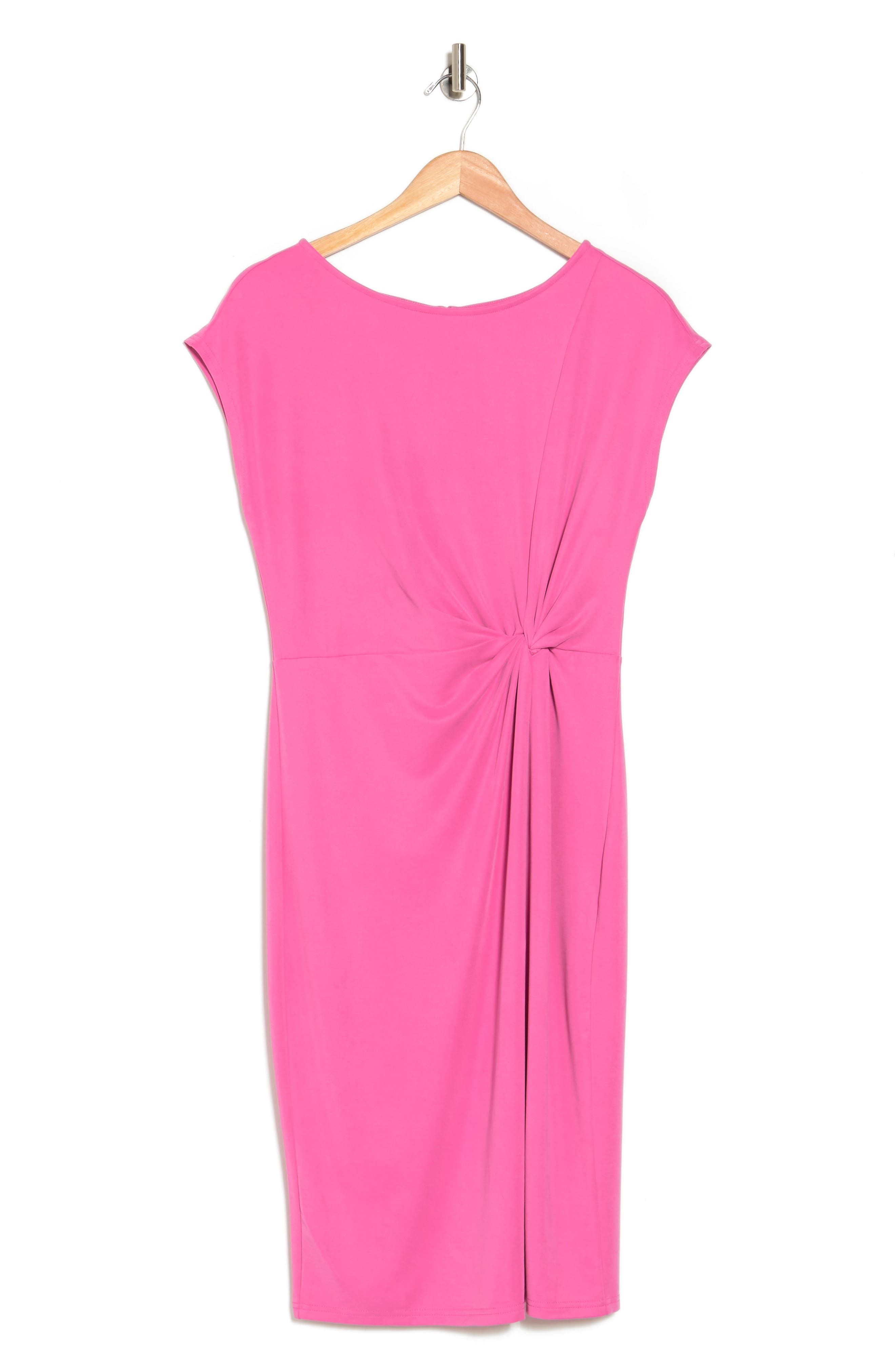 NORDSTROM RACK Side Knot Modal Blend Midi Dress Nordstromrack