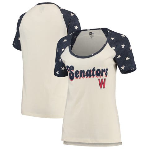 Philadelphia Phillies New Era Women's Baby Jersey Star Raglan T-Shirt -  Cream/Navy