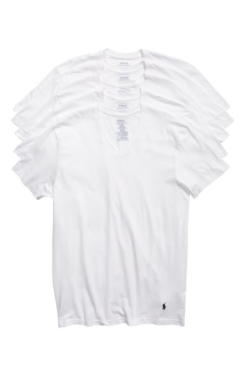 UPC 738994733788 product image for Polo Ralph Lauren 5-Pack V-Neck Undershirts in White at Nordstrom, Size Large | upcitemdb.com