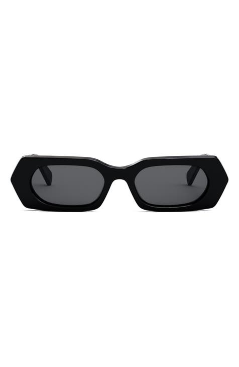 Bold 3 Dots 51mm Rectangular Sunglasses