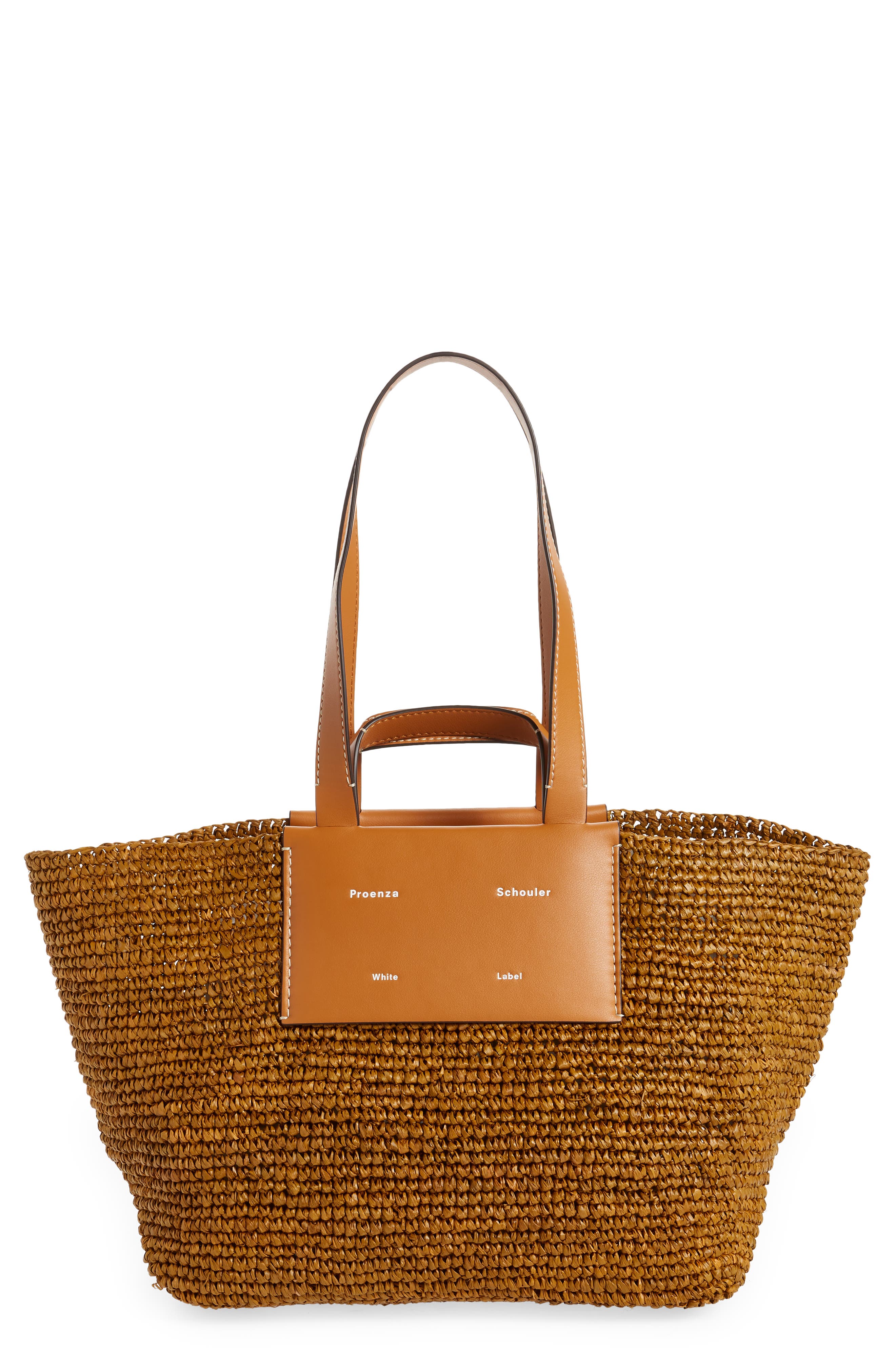 large raffia tote