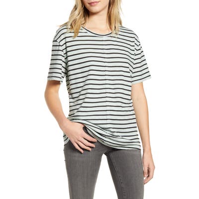 Splendid Crewneck Tee, Blue/green