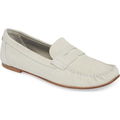 Aquatalia Lesley Weatherproof Loafer, White