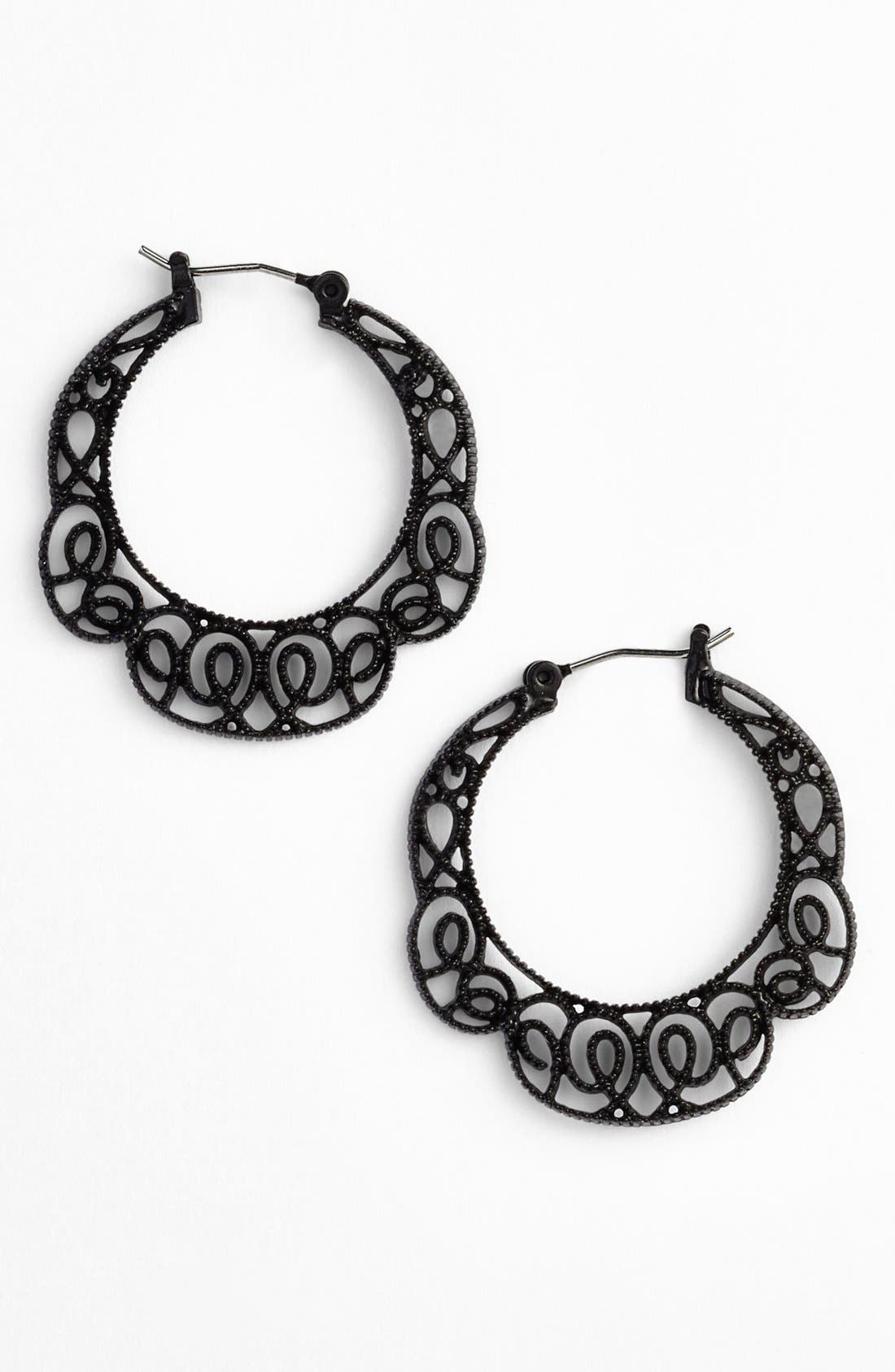 Lauren Ralph Lauren Openwork Hoop Earrings Nordstrom