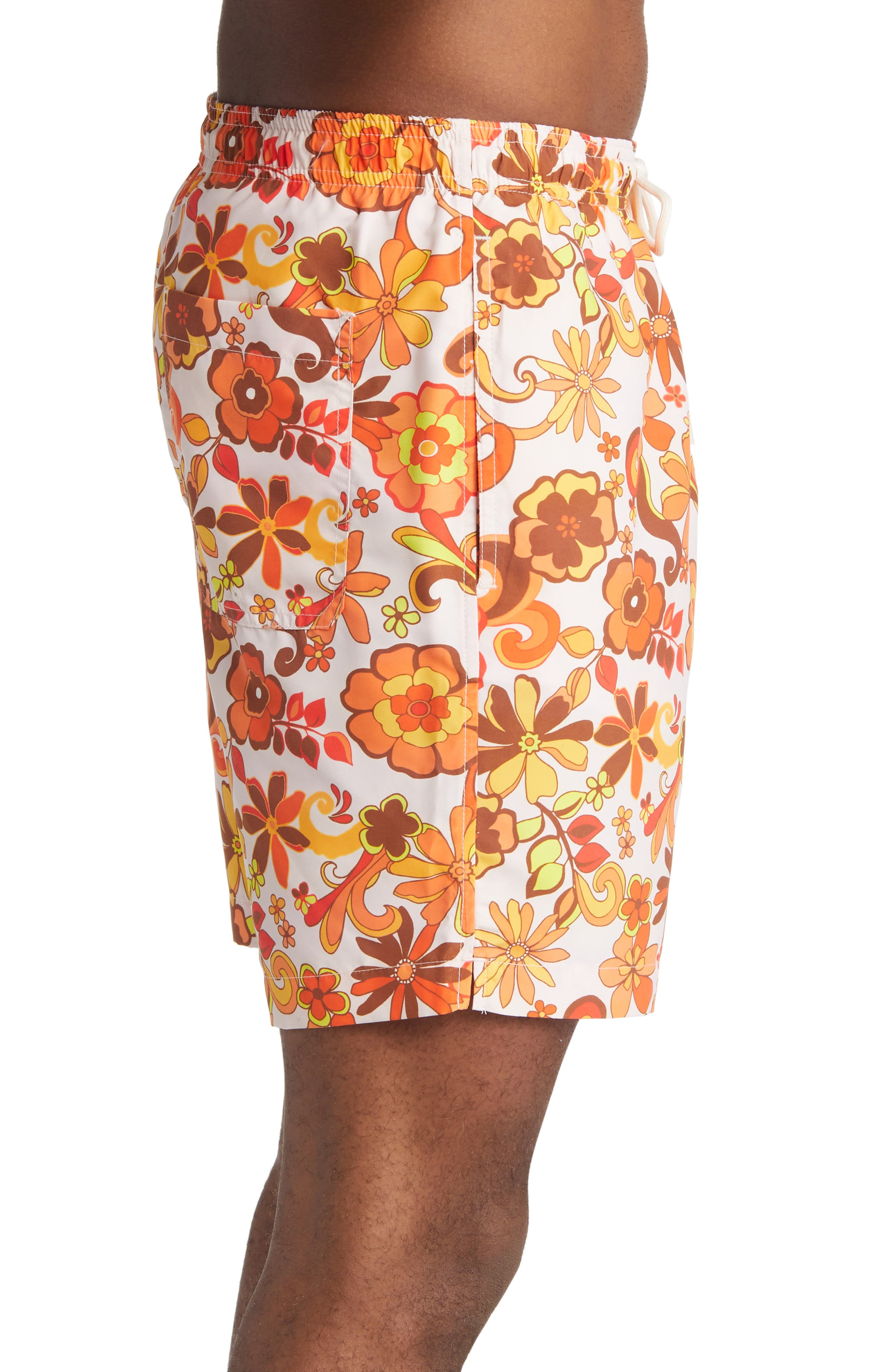 PacSun Men's Floral Swim Trunks Nordstrom