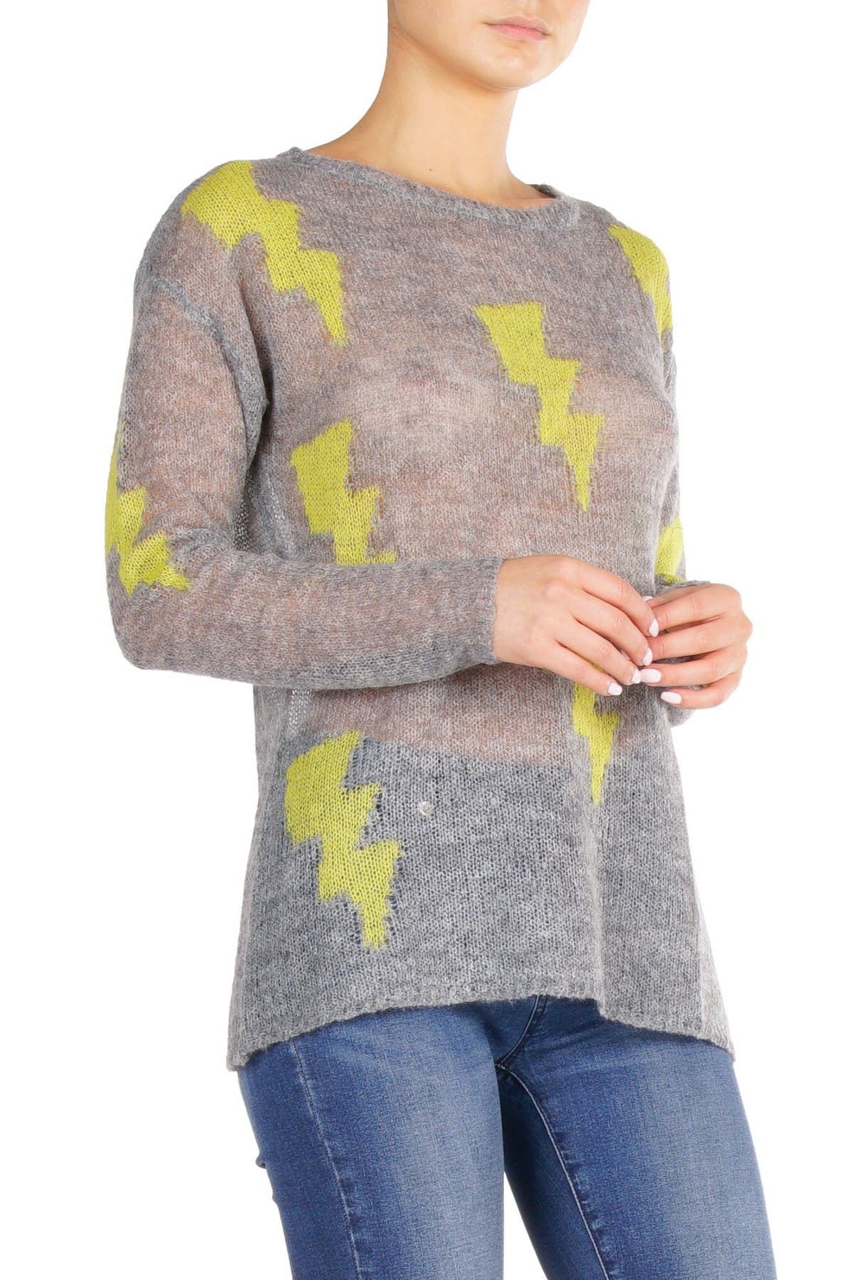 sweater with lightning bolt