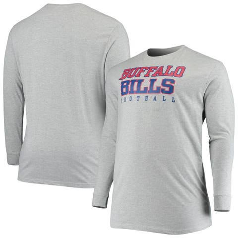 Men's Majestic Heathered Gray Dallas Cowboys Big & Tall Practice Long  Sleeve T-Shirt