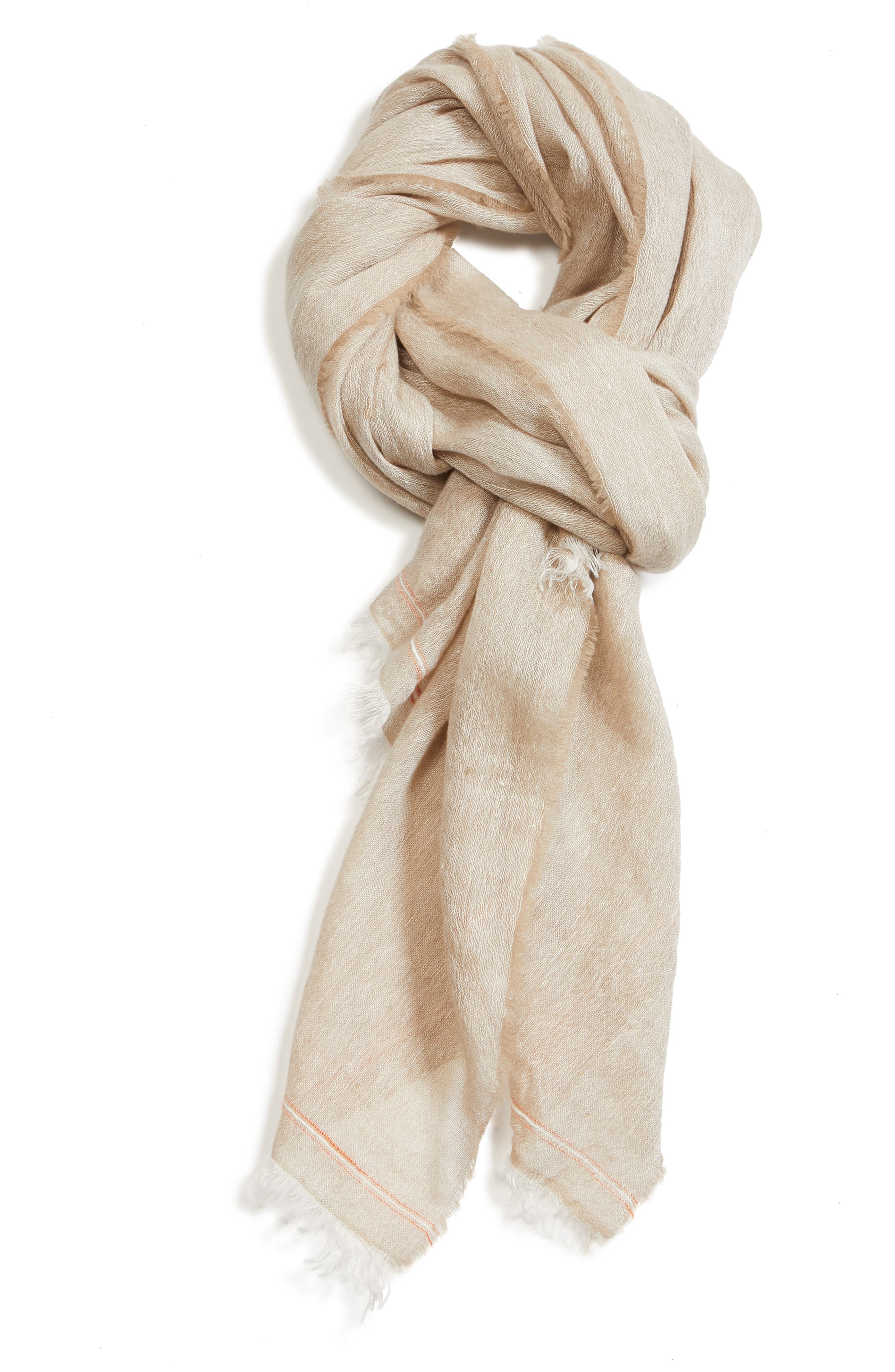 nordstrom linen scarf