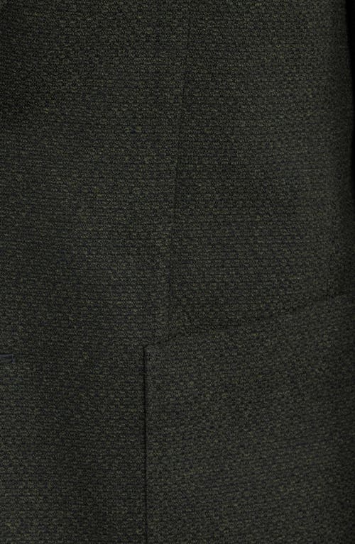 Shop Ted Baker London Keith Slim Fit Solid Textured Wool Blend Sport Coat In Dark Olive