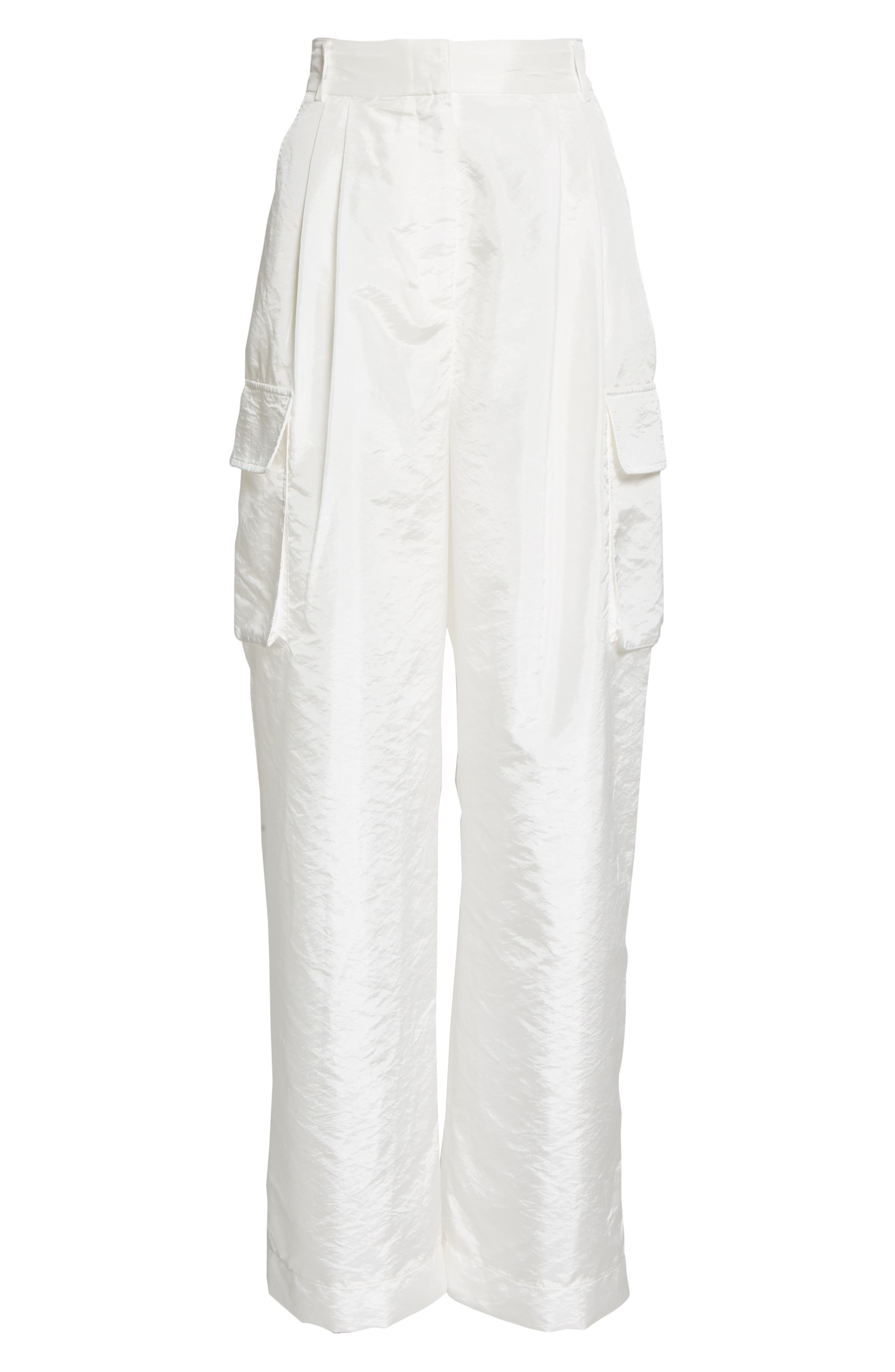 tibi nylon cargo pant