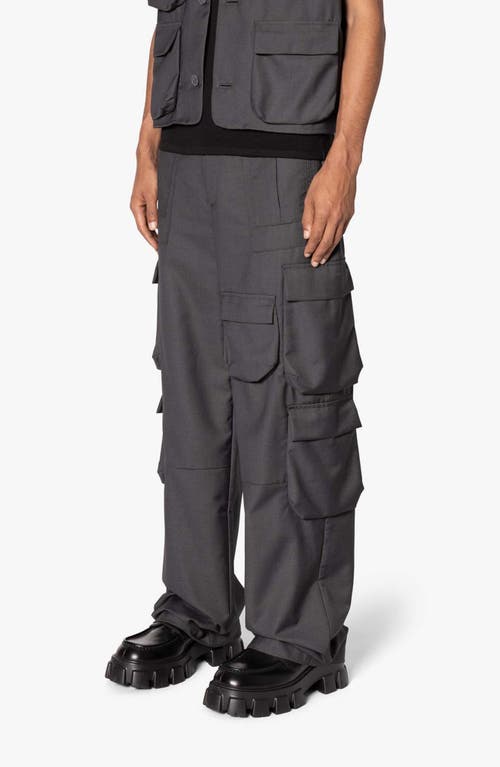 MNML MNML BONDED COTTON GABARDINE CARGO PANTS