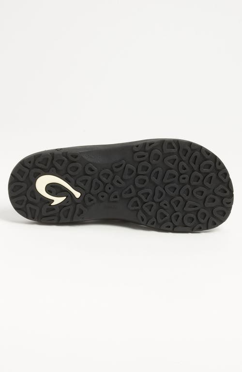 Shop Olukai 'kia'i Ii' Flip Flop In Dkshadow/dkshadow