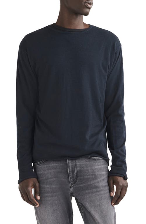 rag & bone Reid Slim Fit Sweater in Black at Nordstrom, Size Xx-Large