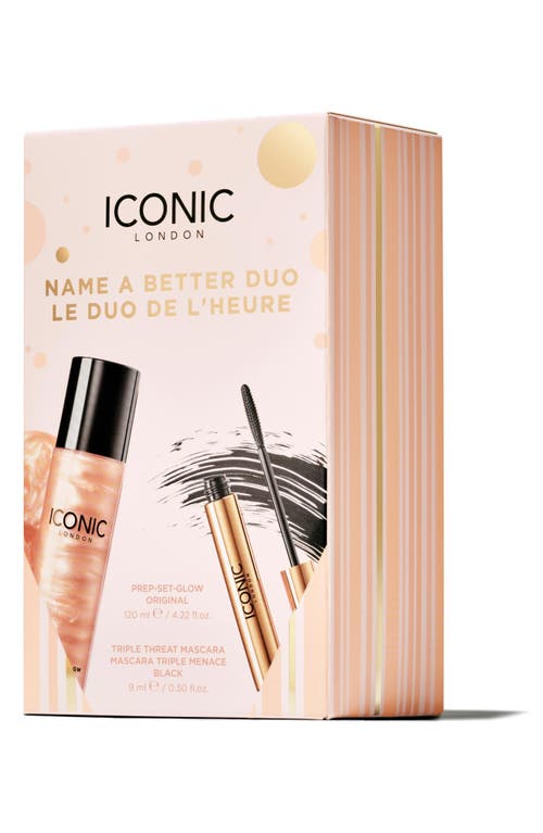 Iconic London Name A Better Duo Prep-set-glow & Mascara Set $51 Value
