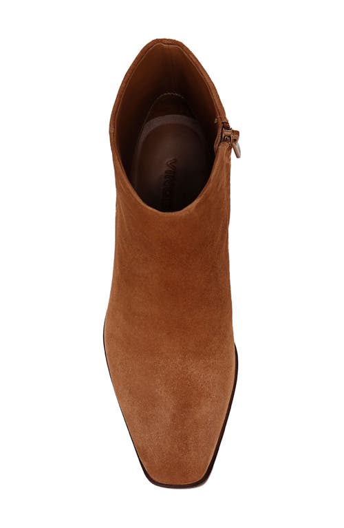 Shop Vince Gema Bootie In Dark Sequoia Brown