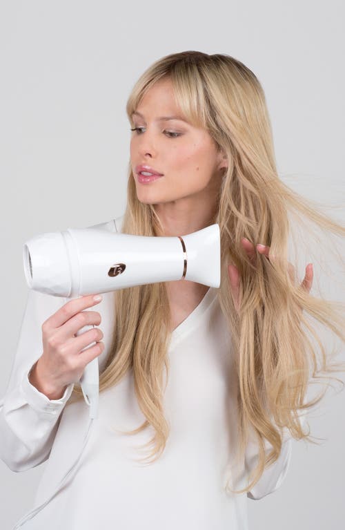 T3 Certified Refurbished Featherweight 2 Hair Dryer In White
