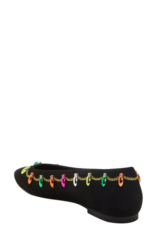 Katy Perry The Hollie Christmas Pointed Toe Flat In Black