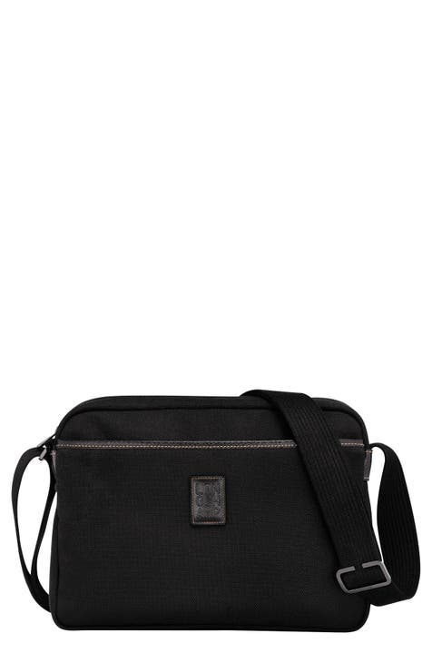 Longchamp Neoprene Medium Camera Crossbody Bag in Black