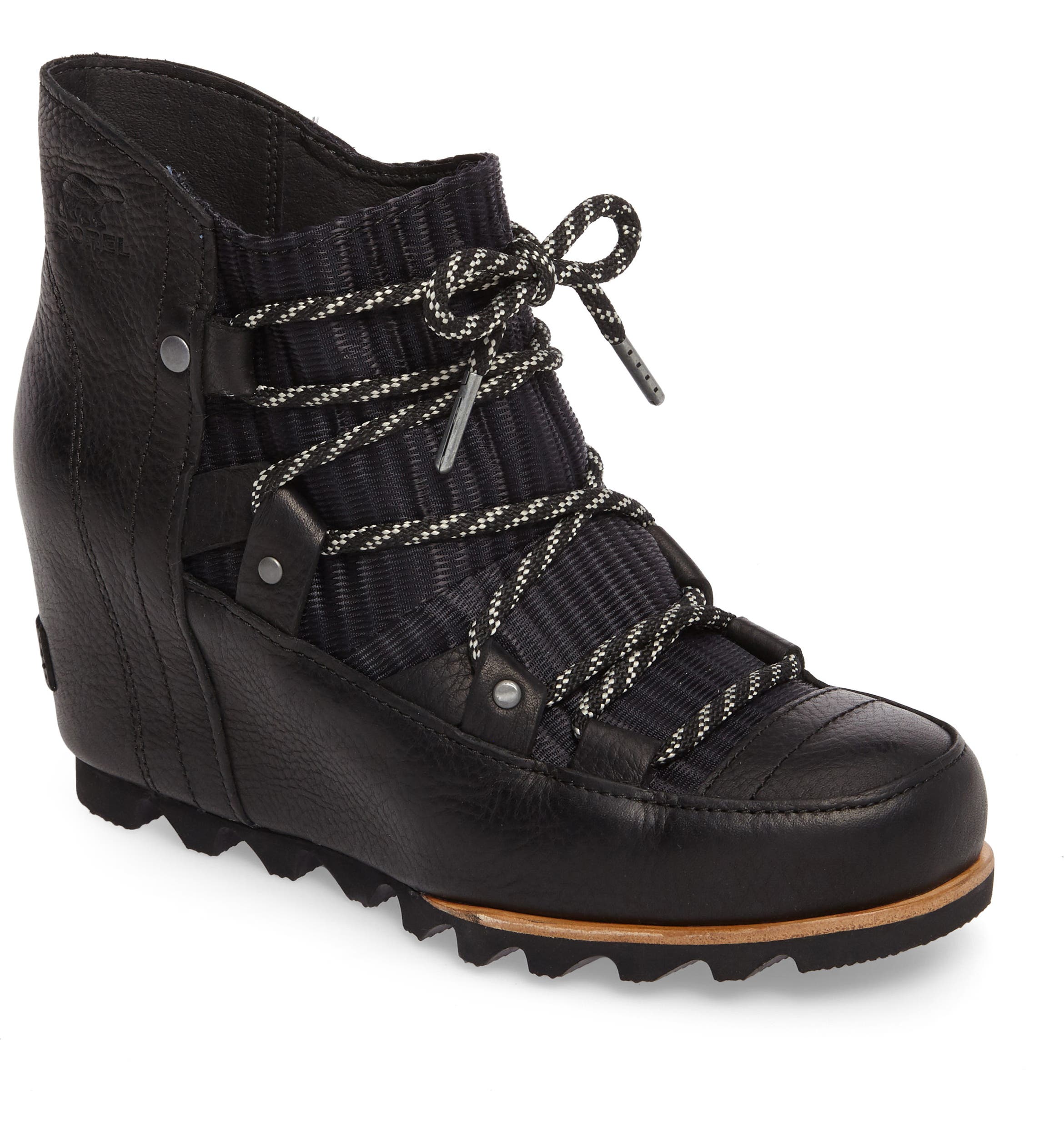SOREL Sandy Waterproof Wedge Bootie (Women) | Nordstrom