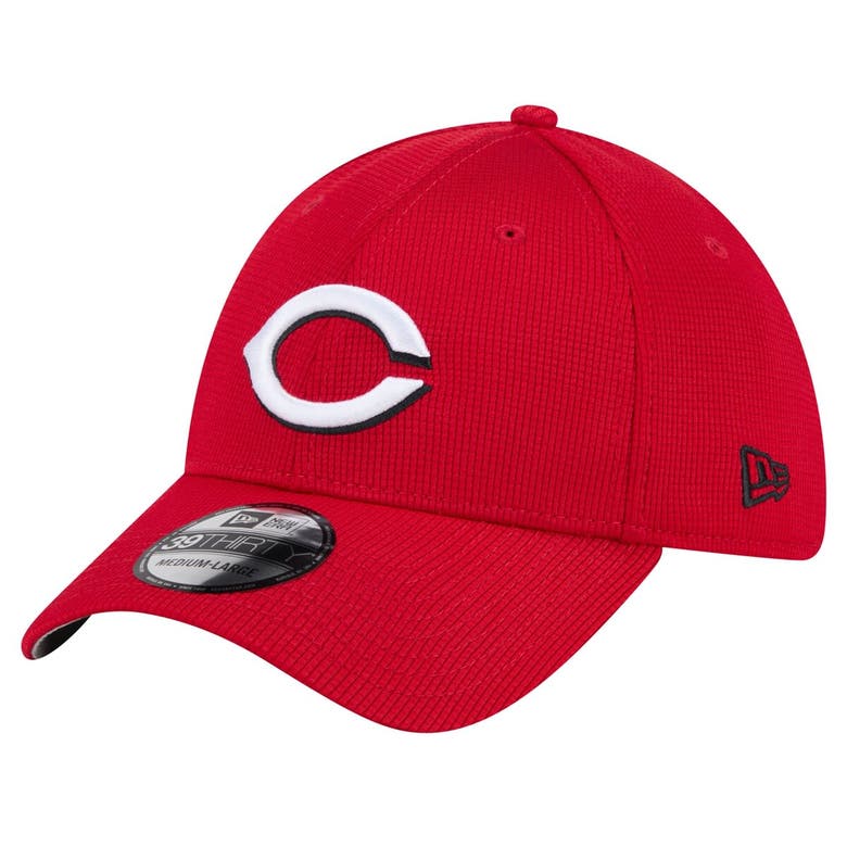 Shop New Era Red Cincinnati Reds Active Pivot 39thirty Flex Hat