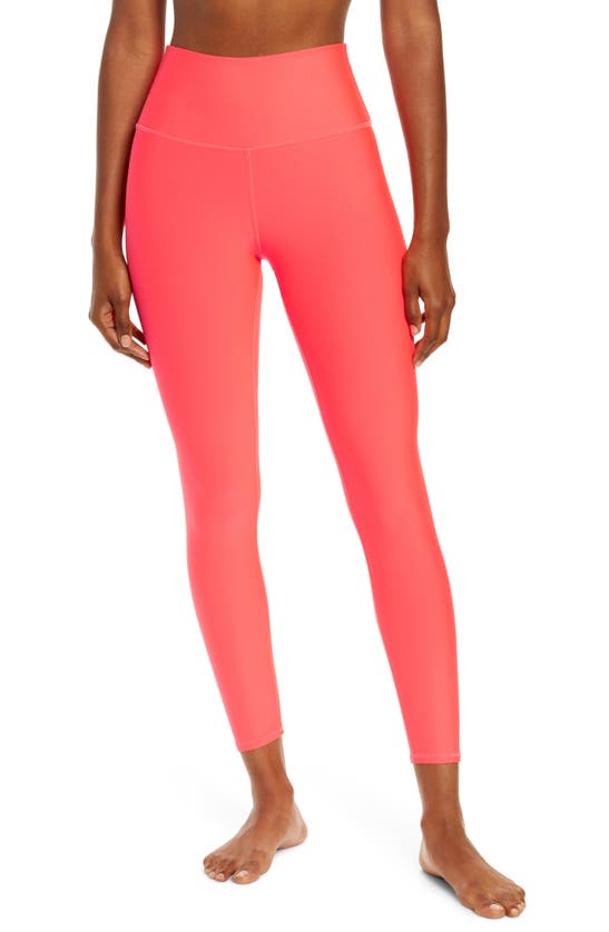 NWT💕ALO 7/8 High-Waist Airlift Legging in Fluorescent Pink Coral