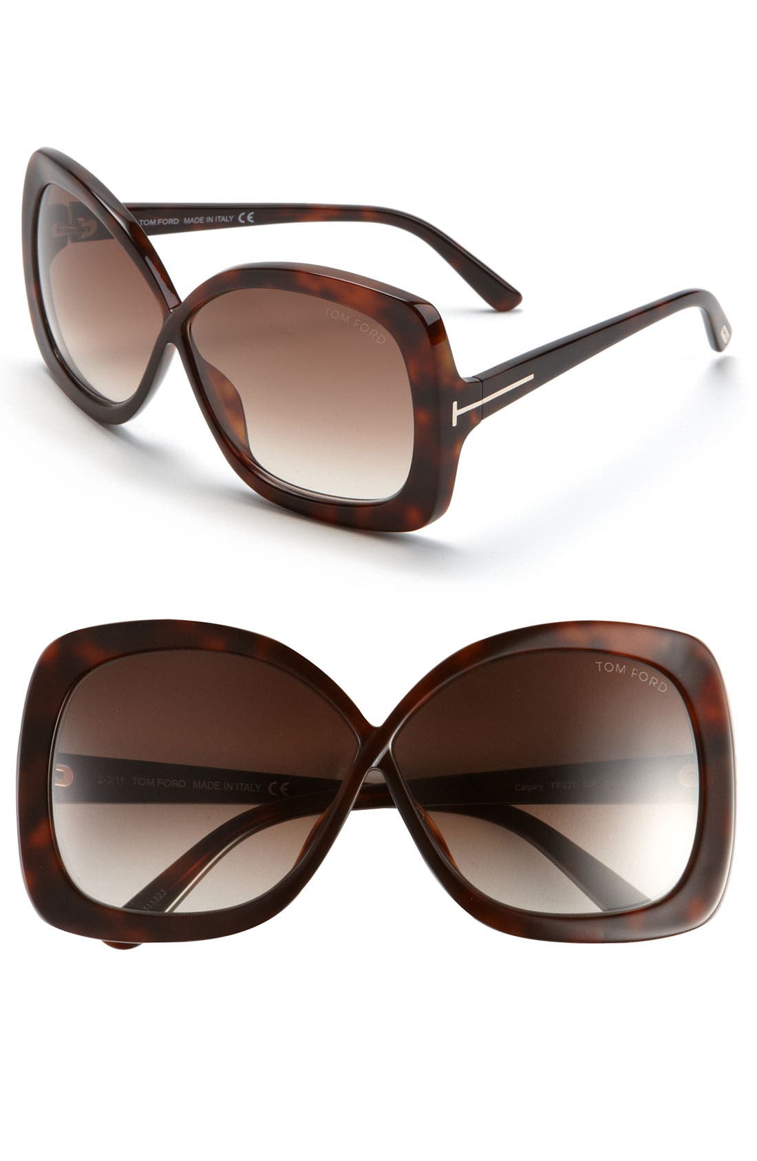 Tom Ford 'Calgary' Oversized Sunglasses Nordstrom