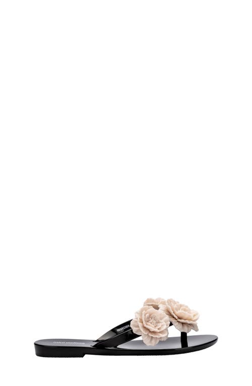 Mini Melissa Girls' Harmonic Springtime Sandals - Toddler, Little Kid, Big Kid In Beige/blck