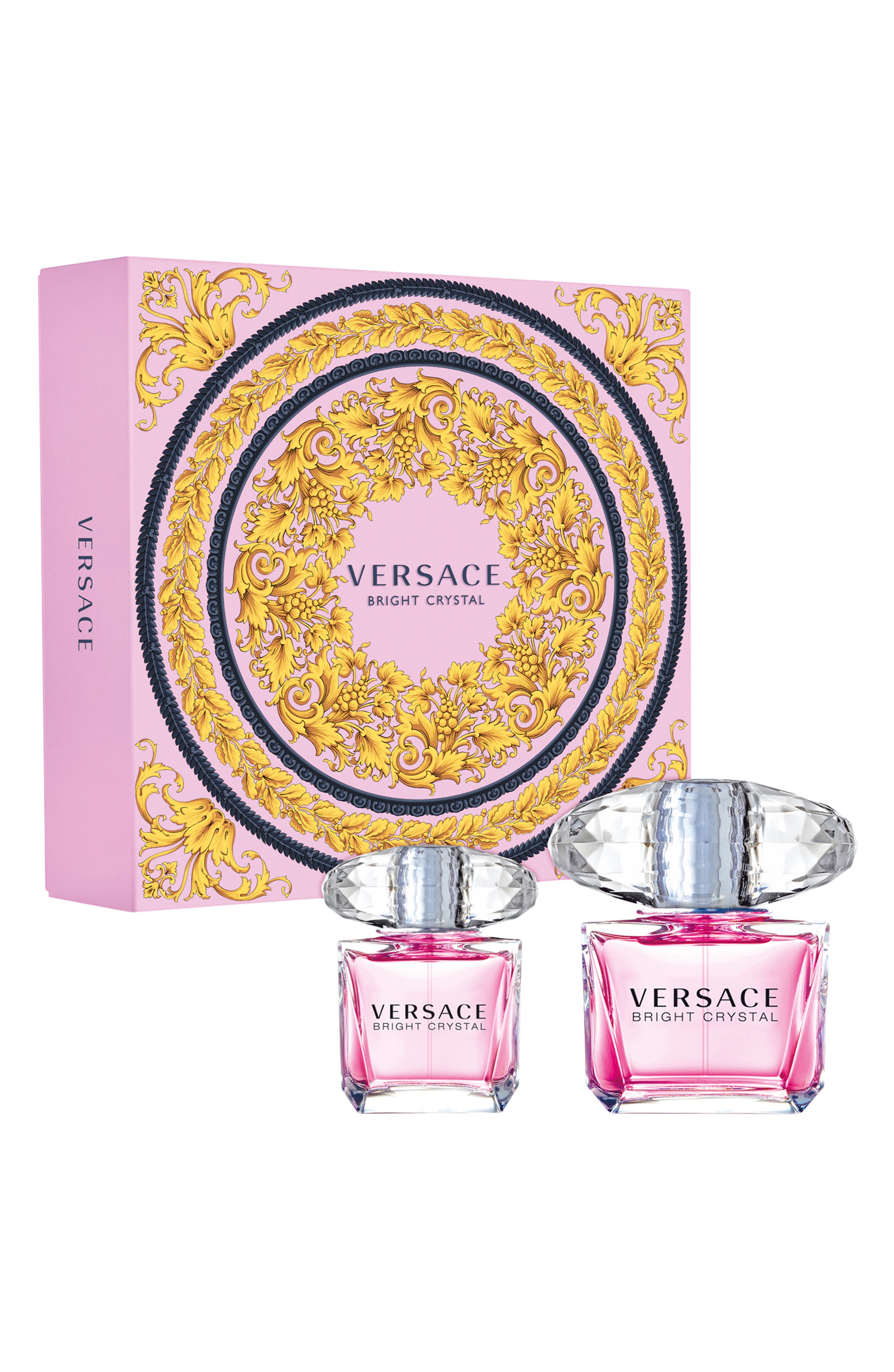 versace set perfume y mochila